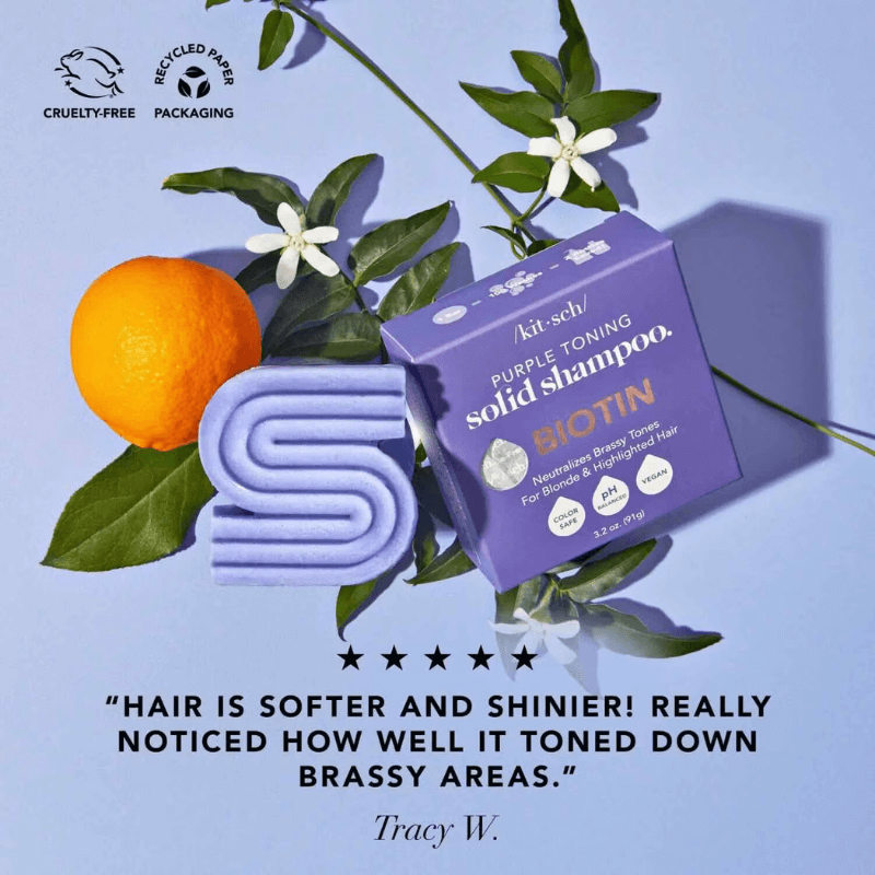 ToneBloom™️ Premium Purple Toning Solid Shampoo & Conditioner