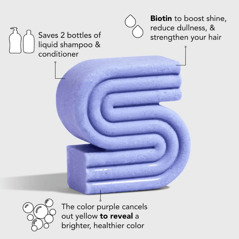 ToneBloom™️ Premium Purple Toning Solid Shampoo & Conditioner